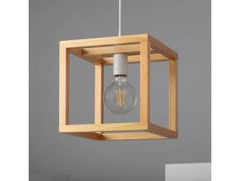 Candeeiro de Suspensão LEDKIA Coba (Madeira - E27 - 40 W)