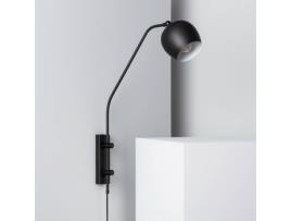 Candeeiro de Parede LEDKIA Bando (Preto - E14 - 40 W)