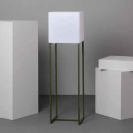 Luminária de chão Ledkia Tiber LED Solar Verde 2W