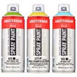 AMSTERDAM Tinta em Spray, Tinta à Base de Água, 400 ml, Rosa Quinacridona Claro (385)