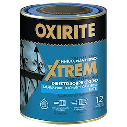 Tinta antiferrugem OXIRITE MATE PRETO 0.75L