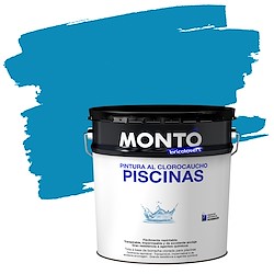 Tinta para piscina CLOROCHO MONTO AZUL INTENSO 12L