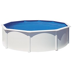 Piscina em aço GRÉ BRANCO 460X120CM