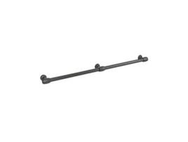 Puxador para Móveis Material Liga de Zinco. Distância Entre Centros 1188. Envernizado Preto Mate Parafusos de Fixação Incluídos 25Mm HARDWAREXCHANGE