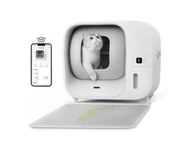 Caixa de Areia Automática para Gato FURBULOUS com Controle de Aplicativo 60L Grande