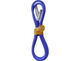 Cabo Usb C / Usb C Reforçado Modelo Biggy 1M Conector Reversível Azul YELLO KOKO