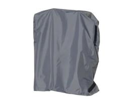 Capa Protetora para Cadeiras Empilháveis Cadeiras Dobráveis 85 X 15 X 100 Cm Poliéster Tecido Oxford 600D Cor: Cinza MEHR GARTEN