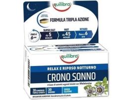 Suplemento Alimentar EQUILIBRA Cronógrafo De Sono De Camada Tripla (30 comprimidos)
