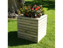 Floreiras Da Linha Luxe 60X60X64 Cm VIDAHUERTO Madeira de Pinho Tratada para Exterior