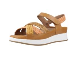 Sapatos de Mulher PIESANTO Tecido Castanho (38)