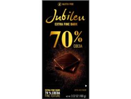 Tablete de Chocolate Extra Noir 70% Cacau JUBILEU