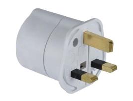 Adaptador de Viagem EU Schuko para UK com Proteção para Crianças Nine&One Bl.1.