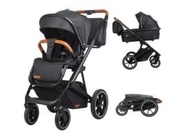Carrinho Bebé 2 em 1 Convertível COCCOLLE Nessia Diamond Black