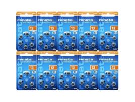 RENATA Za 13 60 Baterias para Aparelhos Auditivos 310 Mah 1 4 V
