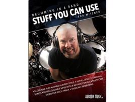 Livro Drumming in a Band Stuff You Can Use de Rob Mitzner (Inglês)