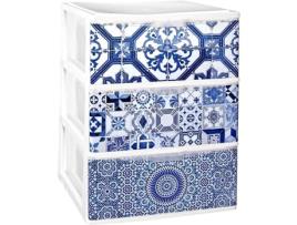 Cajonera Apilable Plastico Modelo Iris 3 Alhambra COMFORT HOUSE