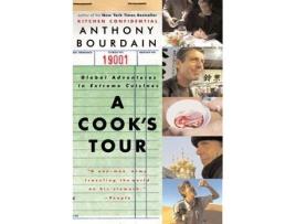Livro Cooks Tour de Anthony Bourdain (Inglês - Capa Dura)