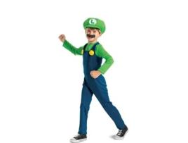 Fato de Menino LIRAGRAM ESPAÑA Luigi Nintendo Super Mario Deluxe  (3-4 anos)
