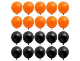 2 Conjuntos/200 Peças Balão de Halloween Balões de Látex de 10 Polegadas Balão Decorativo-Bomba para Itens de Balão-Decoração de Festa ETEREAUTY