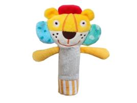 Choque de Mão de Pelúcia Macia para Bebê Recém-Nascido Chocalhos de Pelúcia Brinquedos de Mão Agitador para Bebês 3 6 9 12 Meses LUGA