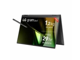 Laptop 2 em 1 LG Gram Pro 14 14T90S (Preto - 16 GB RAM - 512 GB SSD - Tomada EU - 16' - Qwerty espanhol - Intel Core i7)