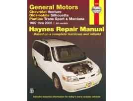 Livro General Motors covering Chevrolet Venture, Oldsmobile Silhouette, Pontiac Trans Sport Montana Haynes Repair Manual de Ken Freund (Inglês)