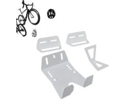 Suporte Float BAZIS para Bicicleta de Estrada e Capacete Branco