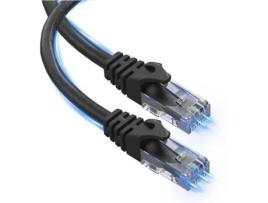 ULTRA CLARITY CABLES Cabo Ethernet Cat6 Cabo LAN de Alta Velocidade 10 Gbps com Conector RJ45 para Roteador Modem PC Switch Hub Roteador