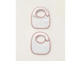 2 Babetes Newborn Rosa/Branco Zy Baby Zippy ZIPPY ZY BABY