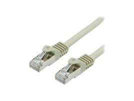 Solução ITB Patch Cord Econômico Rj-45 M a Rj-45 M 5 M Sftp Pimf Cat 7 Cinza Moldado