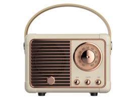 MARLONE Altifalante Bluetooth 5.0 Portátil Paris Model 3W Bege