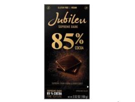Tablete de Chocolate Plus Noir 85% Cacau Sem Glúten JUBILEU