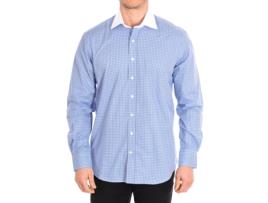 Camisa de Homem CAFE COTON Algodão Azul (39)