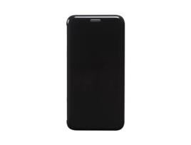 Capa Fólio Aba para Samsung Galaxy S10 Plus COLOR BLOCK Plástico com Porta-Cartões Preto