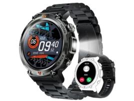 Relógio Inteligente Rastreador Fitness Preto GODTVAGT