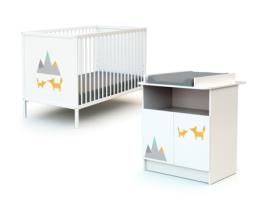 Conjunto Duo de Quarto para Bebé WEBABY (Branco)