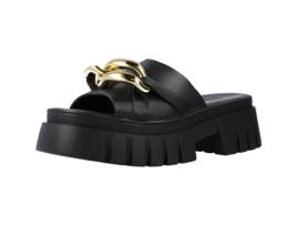 Sapatos de Mulher FOOS Etoile Tecido Preto (39)