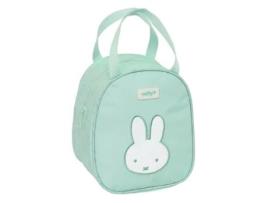 Bolsa de toalete térmica reciclada e hidrorrepelente Miffy Mint 19 x 22 x 14 cm. SAFTA