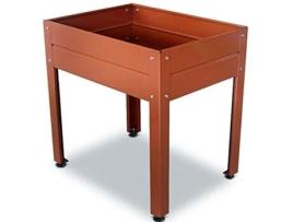 Mesa de Cultivo para Huerto Urbano 80 X 60 Cm X 81 Cm Marrón Lacado GYC