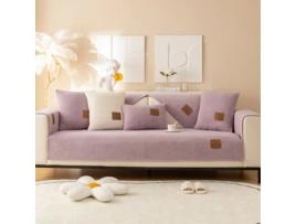 Protetor de Capa de Assento de Sofá Antiderrapante Capas de Almofada de Sofá para Animais de Estimação Roxo