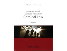 Livro elliott & wood's cases and materials on criminal law de michael allen,simon cooper (inglês)