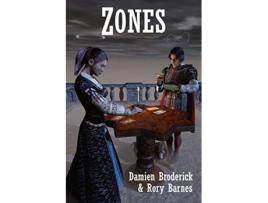 Livro Zones A Science Fiction Novel de Damien Broderick Rory Barnes (Inglês)