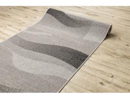 Passadeira DYWANY LUSZCZOW Sizal Floorlux Modelo Polipropileno Bege (80x360cm)