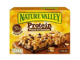 Barras Proteicas de Amendoim e Chocolate Sem Glúten NATURE VALLEY
