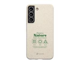 Capa Oficial Compostável Base para Samsung Galaxy S22 PHONECASES3D Branco