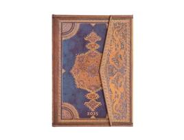 Agenda Semanal 125X180Mm 2025 PAPERBLANKS Midi Safavid Indigo 5776-5