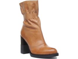Botas de Mulher JUSTINREESS ENGLAND Pele Castanho (39)