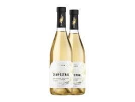 Vinho branco CAMPESTRAL Velo de Flor White Palomino Fino Vino de la Tierra de Cádiz Crianza (0.75 L - 2 Unidades)