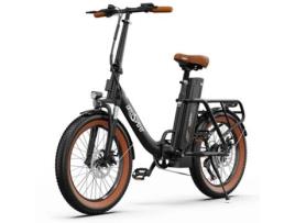 Bicicleta Elétrica ONESPORT Ot16 Pro 48V 250W 15.6Ah 20*3.0 Pneu Shimano Freio a Disco de 7 Velocidades