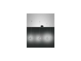 Lustre Pendente Arabella Led em Metal e Vidro Soprado Fumê 3547-49-126 FABAS LUCE